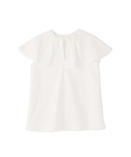 N.（N. Natural Beauty Basic）（エヌエヌナチュラルビューティーベーシック）の「◆レースケープブラウス（シャツ/ブラウス・レディース・ブラック/オフホワイト・MEDIUM）」の14枚目の写真