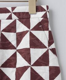 6（ロク）の「＜6(ROKU)＞KIKAGAKU PRINT SKIRT/スカート