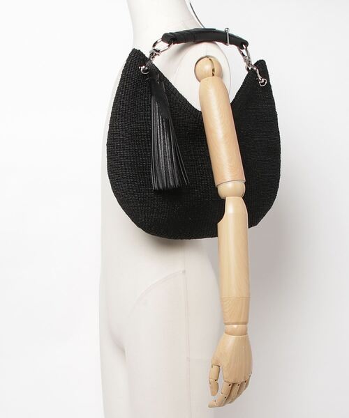 TOFF&LOADSTONE(トフアンドロードストーン)の「ハイブリッド バスケット(かごバッグ・レディース・ブラック・FREE)」の5枚目の写真