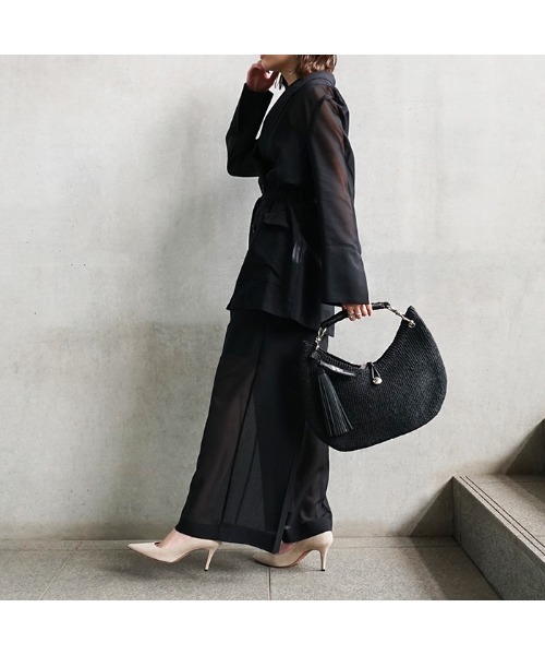 TOFF&LOADSTONE(トフアンドロードストーン)の「ハイブリッド バスケット(かごバッグ・レディース・ブラック・FREE)」の17枚目の写真