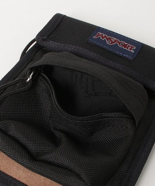 JANSPORT(ジャンスポーツ)の「JANSPORT/ジャンスポーツ ESSENTIAL CARRYALL ネックポーチ JS0A4QUU008(ショルダーバッグ・メンズ・ブラック・FREE)」の2枚目の写真