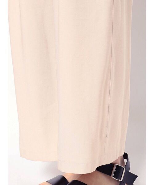 LAGUNAMOON（ラグナムーン）の「ヘムデザインワイドオーバーオール（サロペット/オーバーオール・レディース・ブラック/アイボリー・SMALL/MEDIUM）」の10枚目の写真