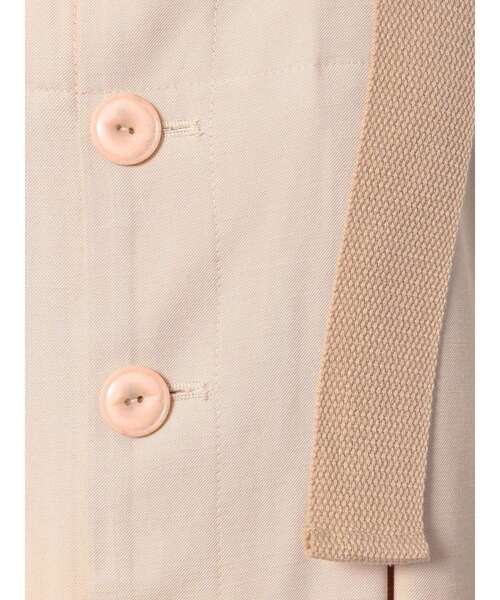 LAGUNAMOON（ラグナムーン）の「ヘムデザインワイドオーバーオール（サロペット/オーバーオール・レディース・ブラック/アイボリー・SMALL/MEDIUM）」の6枚目の写真