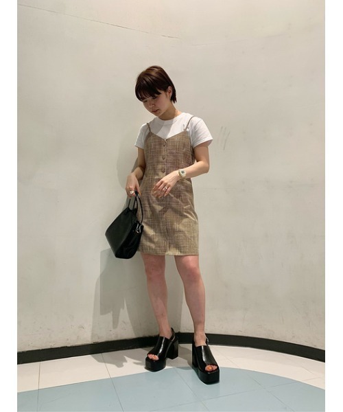 SLY（スライ）の「2WAY DRAWSTRING BAG（ショルダーバッグ・レディース・キャメル/ブラック・FREE）」の19枚目の写真