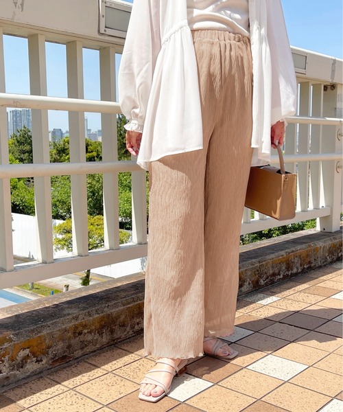 apres jour clair(アプレジュールクレア)の「【apres jour clair】楊柳イージーパンツ【ZOZOTOWN限定アイテム】(その他パンツ・レディース・アイボリー/ピンクベージュ/ベージュ・X-LARGE/SMALL/MEDIUM)」の16枚目の写真