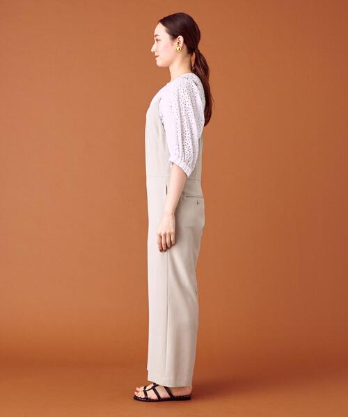 closet story（クローゼットストーリー）の「＜closet story（クローゼットストーリー）＞ PO イージー サロペット -手洗い可能-（サロペット/オーバーオール・レディース・ネイビー/ナチュラル・FREE）」の4枚目の写真