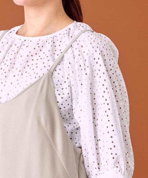 closet story（クローゼットストーリー）の「＜closet story（クローゼットストーリー）＞ PO イージー サロペット -手洗い可能-（サロペット/オーバーオール・レディース・ネイビー/ナチュラル・FREE）」の8枚目の写真