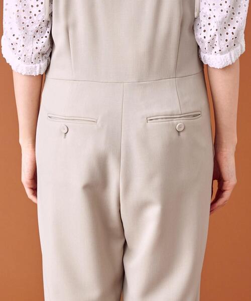 closet story（クローゼットストーリー）の「＜closet story（クローゼットストーリー）＞ PO イージー サロペット -手洗い可能-（サロペット/オーバーオール・レディース・ネイビー/ナチュラル・FREE）」の10枚目の写真