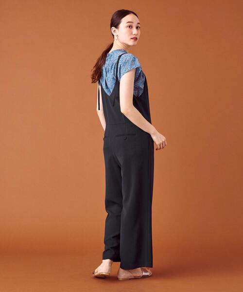 closet story（クローゼットストーリー）の「＜closet story（クローゼットストーリー）＞ PO イージー サロペット -手洗い可能-（サロペット/オーバーオール・レディース・ネイビー/ナチュラル・FREE）」の17枚目の写真