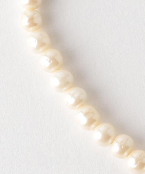 green label relaxing(グリーンレーベルリラクシング)の「SC バロックガラス フェイクパール ストーン ネックレス(ネックレス・レディース・ホワイト・FREE)」の3枚目の写真