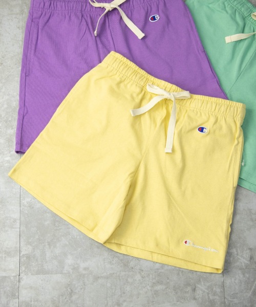 Champion（チャンピオン）の「Champion CW-P503 スウェット イージーショーツ（スウェットパンツ・レディース・ホワイト/ブラック/パープル/グレー/ネイビー/ミント/イエロー/オレンジ系/ダークグリーン/ブルー系・M/L）」の9枚目の写真