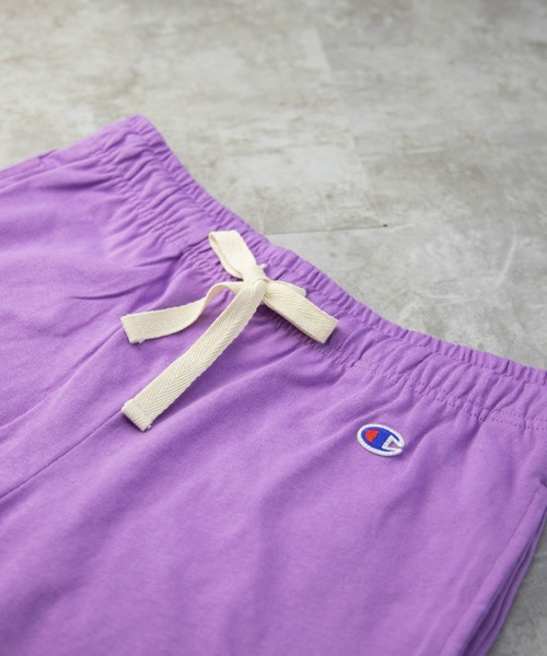 Champion（チャンピオン）の「Champion CW-P503 スウェット イージーショーツ（スウェットパンツ・レディース・ホワイト/ブラック/パープル/グレー/ネイビー/ミント/イエロー/オレンジ系/ダークグリーン/ブルー系・M/L）」の19枚目の写真