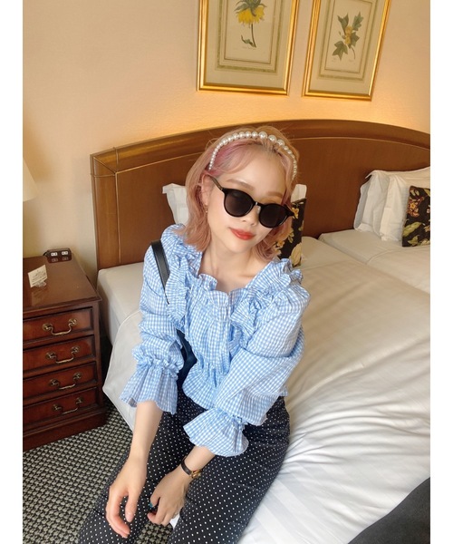 jumelle（ジュメロ）の「ボストンサングラス（サングラス・レディース・ブラック/ブラウン・FREE）」の16枚目の写真