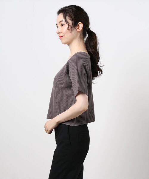 archives(アルシーヴ)の「オニワッフルカットオフT(Tシャツ/カットソー・レディース・ベージュ/オフホワイト/モカ/グリーン系その他・MEDIUM)」の12枚目の写真
