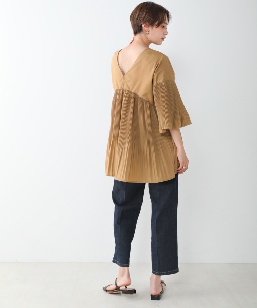 Bou Jeloud（ブージュルード）の「前後2ＷＡＹ袖ボリュームブラウス（シャツ/ブラウス・レディース・オフホワイト/キャメル/ブラック・FREE）」の18枚目の写真