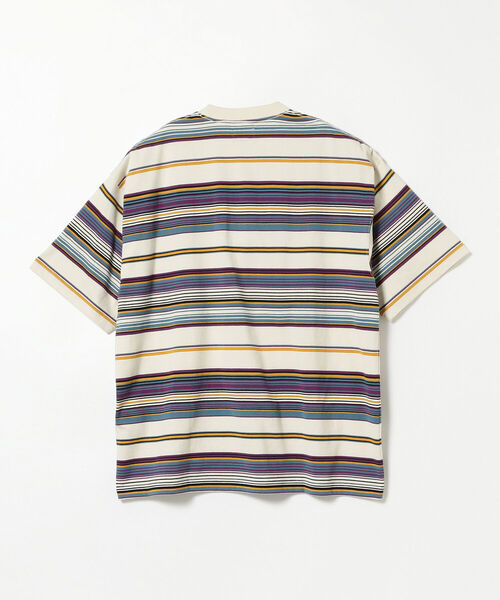 BEAMS（ビームス）の「BEAMS / マルチ ボーダー Tシャツ（Tシャツ/カットソー・メンズ・グレー/ベージュ・X-LARGE/MEDIUM/LARGE/SMALL）」の12枚目の写真