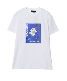 『RAZZIS/ラズイズ』フラワープリントクルーネック半袖Tシャツ【Y】