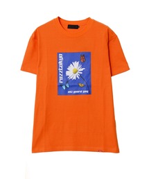 RAZZIS（ラズ）の「『RAZZIS/ラズイズ』フラワープリントクルーネック半袖Tシャツ【Y】（Tシャツ/カットソー）」