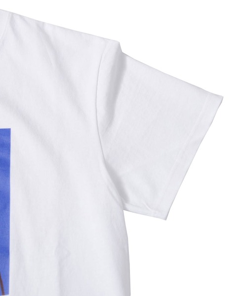 RAZZIS（ラズ）の「『RAZZIS/ラズイズ』フラワープリントクルーネック半袖Tシャツ （Tシャツ/カットソー・メンズ・オレンジ/ホワイト・XL/M/L）」の6枚目の写真