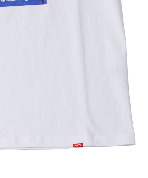 RAZZIS（ラズ）の「『RAZZIS/ラズイズ』フラワープリントクルーネック半袖Tシャツ （Tシャツ/カットソー・メンズ・オレンジ/ホワイト・XL/M/L）」の8枚目の写真