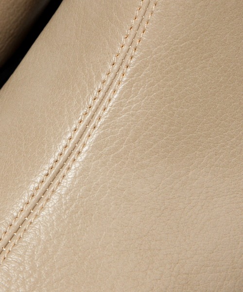 HARE(ハレ)の「ストレッチスクエアトゥブーツ(HARE)(ブーツ・レディース・ブラック/ベージュ・M/L)」の5枚目の写真