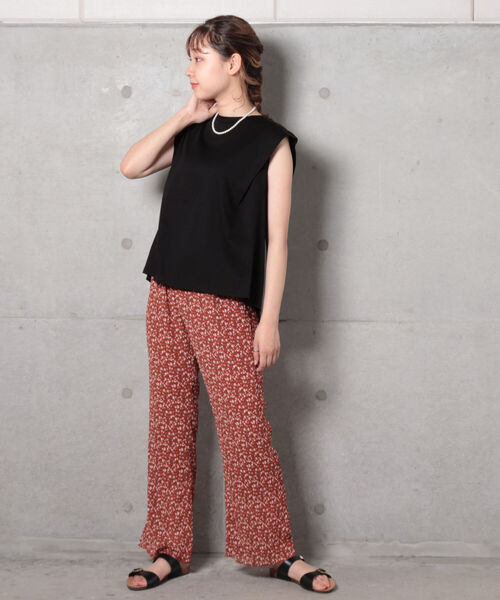 fredy repit(フレディレピ)の「【WEB限定】変形フレンチ袖Tシャツ(Tシャツ/カットソー・レディース・ブラック/オフホワイト/グレイッシュブルー/ホワイト系その他4/ブルー系その他3・38)」の14枚目の写真