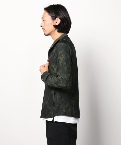 TORNADO MART（トルネードマート）の「TORNADO MART∴ＨＴムラフラワーシャツブルゾン（ブルゾン・メンズ・ベージュ/カーキ・MEDIUM/LL/LARGE）」の4枚目の写真