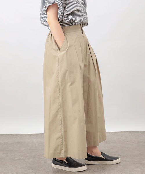 PUAL CE CIN(ピュアルセシン)の「【Du noir】タイプライターガウチョパンツ(その他パンツ・レディース・ブラック/ブラウン/ベージュ・FREE)」の7枚目の写真