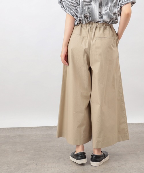 PUAL CE CIN(ピュアルセシン)の「【Du noir】タイプライターガウチョパンツ(その他パンツ・レディース・ブラック/ブラウン/ベージュ・FREE)」の9枚目の写真