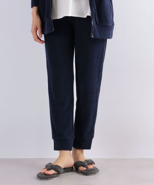 SHIPS any（シップス エニィ）の「SHIPS any & cozy: リラックスウェア パイル イージーパンツ <WOMEN>（その他パンツ・レディース・ホワイト/オフホワイト/ネイビー・ONE SIZE）」の3枚目の写真