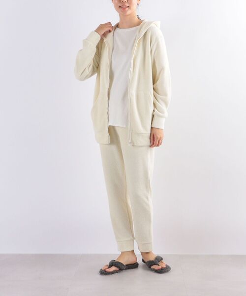 SHIPS any（シップス エニィ）の「SHIPS any & cozy: リラックスウェア パイル イージーパンツ <WOMEN>（その他パンツ・レディース・ホワイト/オフホワイト/ネイビー・ONE SIZE）」の11枚目の写真
