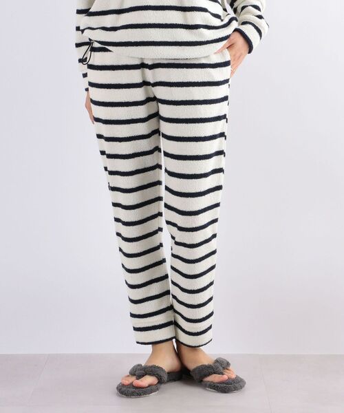 SHIPS any（シップス エニィ）の「SHIPS any & cozy: リラックスウェア パイル イージーパンツ <WOMEN>（その他パンツ・レディース・ホワイト/オフホワイト/ネイビー・ONE SIZE）」の14枚目の写真