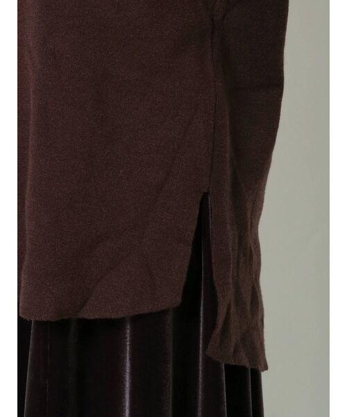 merry jenny（メリージェニー）の「ルーズルーズフリルカラーニット（ニット/セーター・レディース・ブラック/ブラウン/オフホワイト・FREE）」の11枚目の写真