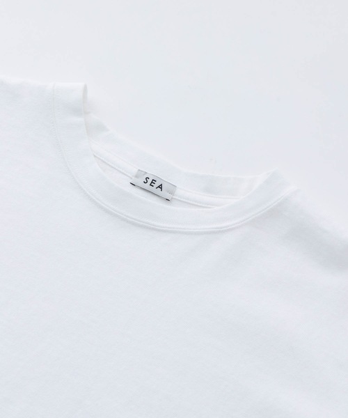 SEA（シー）の「GRAPHIC L/S TEE (ACROSS THE SEA)（Tシャツ/カットソー・レディース・グリーン/ブルー/レッド・1/2/3）」の19枚目の写真