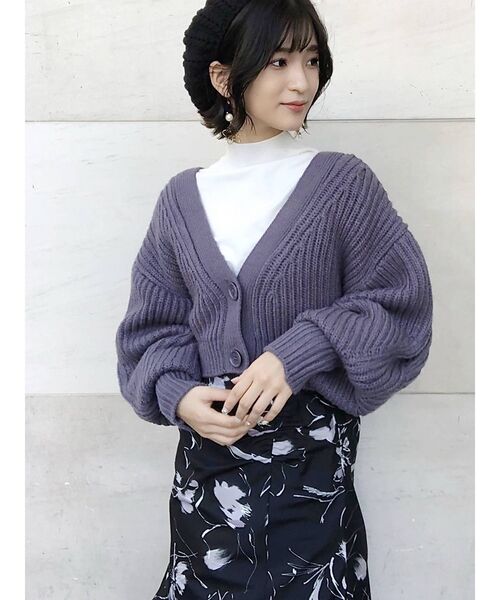 MERCURYDUO（マーキュリーデュオ）の「ART PRINTロングスカート（スカート・レディース・ブラック/ベージュ・SMALL/MEDIUM）」の4枚目の写真