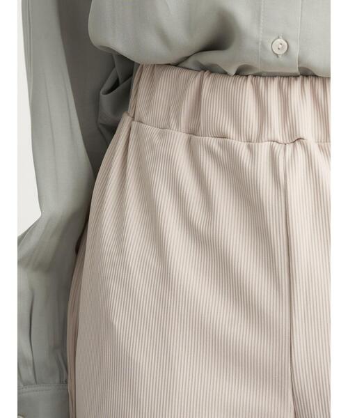 earth music&ecology（アースミュージックアンドエコロジー）の「すきな丈カットフレアリブパンツ ＊（その他パンツ・レディース・モカ/ライトベージュ/ブラック・M/L/S）」の8枚目の写真