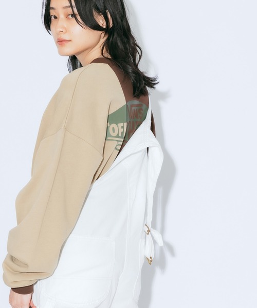 VANS（バンズ）の「VANS/ヴァンズ Vans Color Block Sweat Crew クルーネックスウェット（スウェット・メンズ・ブラック/ブラウン・L/M/XL）」の20枚目の写真