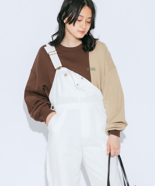 VANS（バンズ）の「VANS/ヴァンズ Vans Color Block Sweat Crew クルーネックスウェット（スウェット・メンズ・ブラック/ブラウン・L/M/XL）」の18枚目の写真