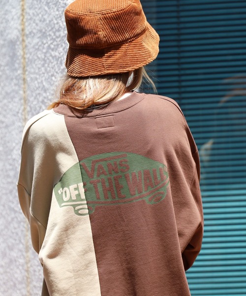 VANS（バンズ）の「VANS/ヴァンズ Vans Color Block Sweat Crew クルーネックスウェット（スウェット・メンズ・ブラック/ブラウン・L/M/XL）」の15枚目の写真