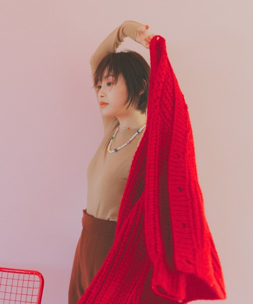 fukuu(フクウ)の「とろけちゃう肌触りハイネックインナートップス(その他トップス・レディース・ライム/ベージュ・S/M)」の9枚目の写真