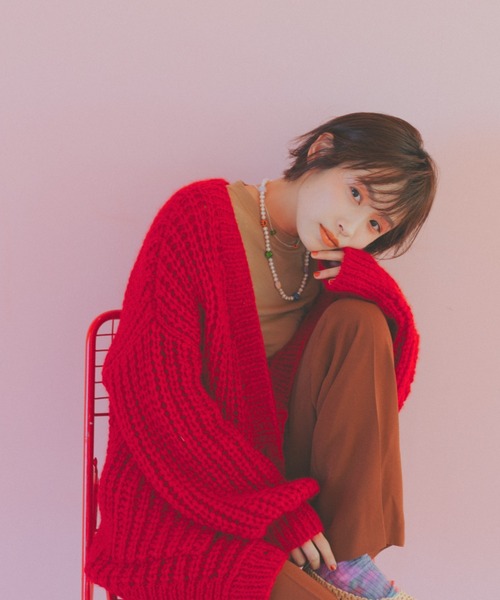 fukuu(フクウ)の「とろけちゃう肌触りハイネックインナートップス(その他トップス・レディース・ライム/ベージュ・S/M)」の14枚目の写真