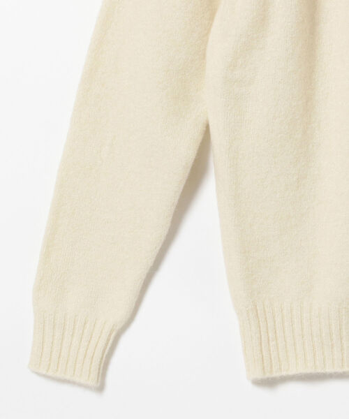 BRILLA per il gusto（ブリッラペルイルグースト）の「FILIPPO DE LAURENTIS / 別注 アルパカ プルオーバー フーディー（パーカー・メンズ・ブラック/オフホワイト・44/46/48/50）」の8枚目の写真