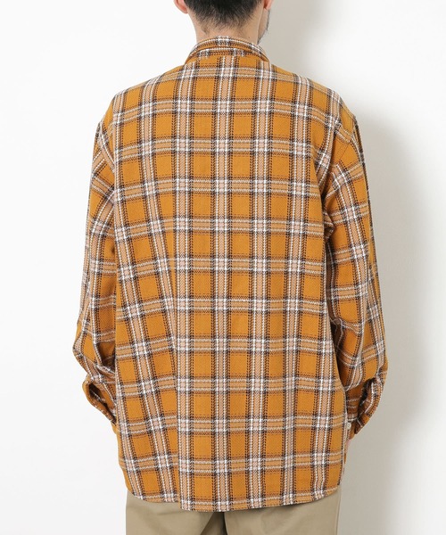 BIG MAC（ビッグマック）の「『別注』BIG MAC×Sonny Label　オーバーサイズヘビーネルシャツ（シャツ/ブラウス・メンズ・ブルー系その他/マスタード・MEDIUM/LARGE）」の14枚目の写真