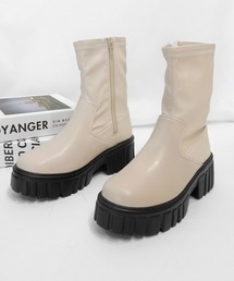 minia | トラックソールソックスブーツ　◆(ブーツ)