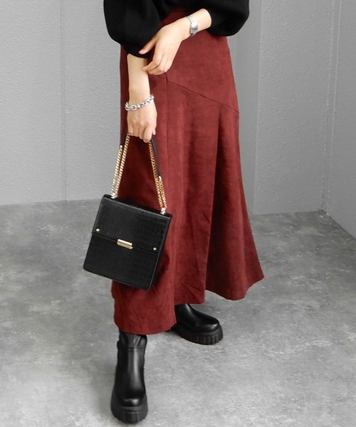 minia（ミニア）の「トラックソールソックスブーツ / 厚底ブーツ（ブーツ・レディース・ブラック/アイボリー/カーキ・24.0cm/24.5cm/23.0cm/23.5cm）」の9枚目の写真