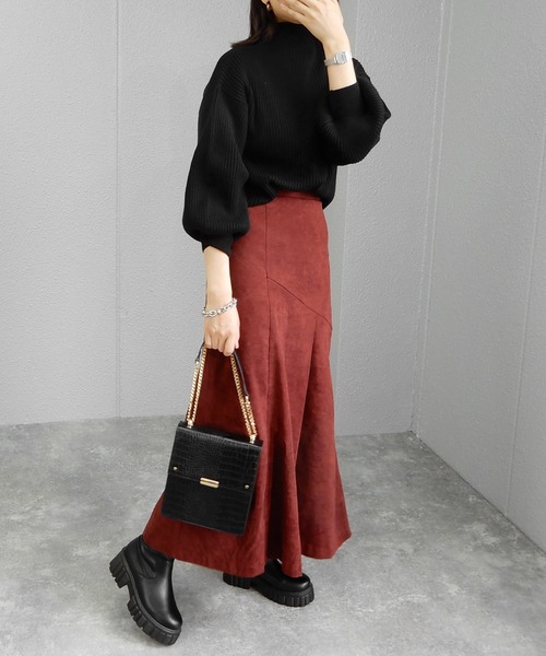 minia（ミニア）の「トラックソールソックスブーツ / 厚底ブーツ（ブーツ・レディース・ブラック/アイボリー/カーキ・24.0cm/24.5cm/23.0cm/23.5cm）」の10枚目の写真