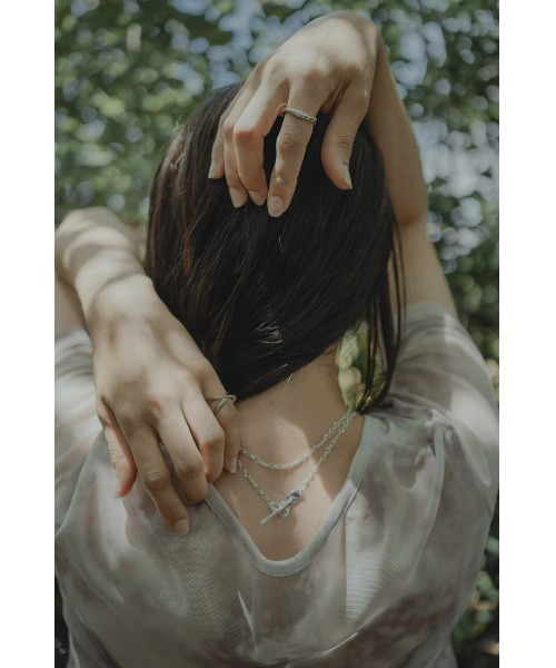 mou(モウ)の「【Na.moda】Surge glossy color ring(リング・レディース・シルバー/ゴールド・FREE)」の6枚目の写真