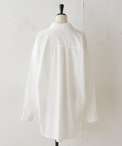 BEARDSLEY（ビアズリー）の「香水瓶刺繍シャツ（シャツ/ブラウス・レディース・ホワイト/ネイビー・FREE）」の12枚目の写真