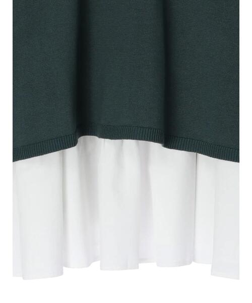 Green　Parks（グリーンパークス）の「SET2点 エプロン風ベスト+ブラウス＊（シャツ/ブラウス・レディース・ブラック/グリーン/モカ・FREE）」の17枚目の写真