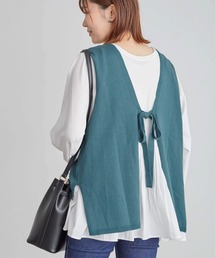 Green　Parks | SET2点 エプロン風ベスト+ブラウス＊(シャツ/ブラウス)